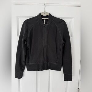 Lululemon Athletica On Repeat Bomber Jacket Black